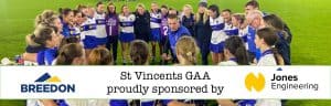 St Vincents GAA sponsors Breedon Jones Engineering