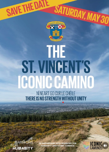 The St. Vincent's Iconic Camino Fundraiser - May 30th - Walk with us!